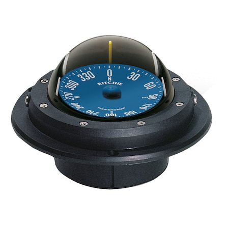 Ritchie Ru-90 Voyager Compass Flush Mount - Black RU-90